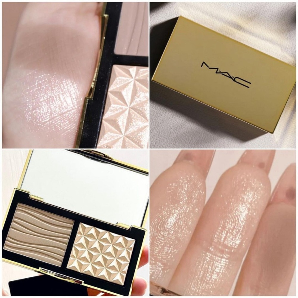 MAC  Sculpt & Glow Duo~ Highlight & Contour Palette ~ Gleam & Omega NIB - Picture 3 of 4